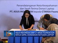 Asus Indonesia & CT Arsa Foundation Donasikan Ratusan Laptop
