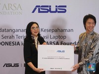 Kolaborasi CTARSA Foundation & ASUS Berupa Donasi 708 Laptop