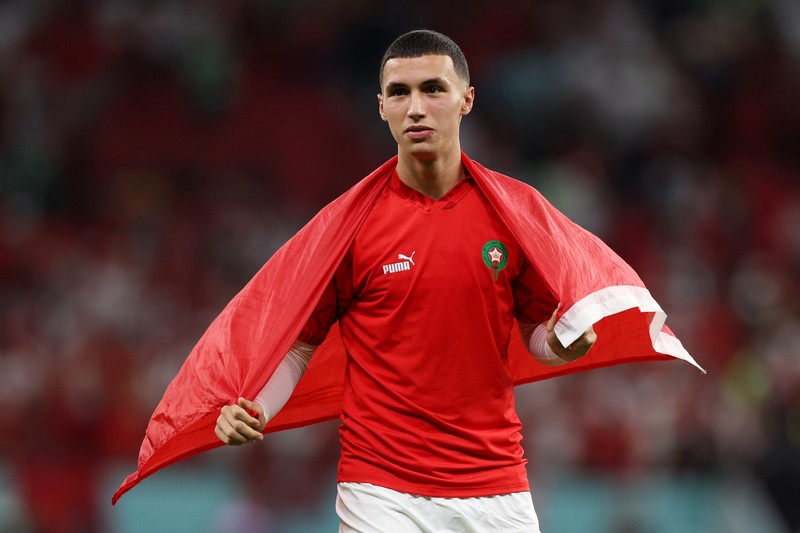 Zeno Debast pemain Belgia berpose selama sesi potret resmi FIFA World Cup Qatar 2022 pada 19 November 2022 di Doha, Qatar. Zeno Debast pemain Belgia berpose selama sesi potret resmi FIFA World Cup Qatar 2022 pada 19 November 2022 di Doha, Qatar. (Shaun Botterill - FIFA/FIFA via Getty Images)