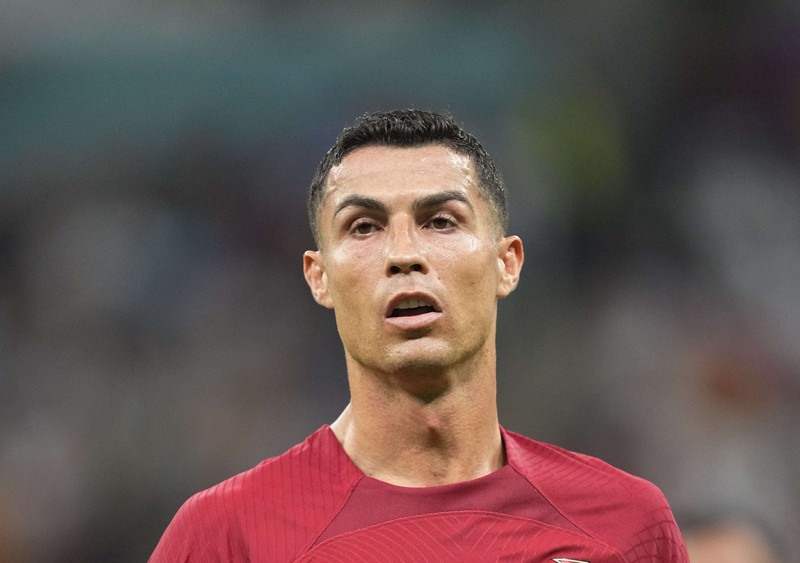 Cristiano Ronaldo dari Portugal selama Piala Dunia FIFA 2022 Grup H pertandingan antara Portugal dan Uruguay di Stadion Lusail pada 28 November 2022 di Lusail City, Qatar. (Marc Atkins/Getty Images)