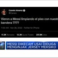 Diduga Injak Jersey Lawan, Messi Dikecam Petinju Meksiko