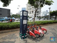Duh... Sepeda Layanan Bike Sharing Era Anies Terbengkalai