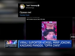 Geger Suporter Korsel Mirip Jokowi, Kaesang: "Oppa Owiii"