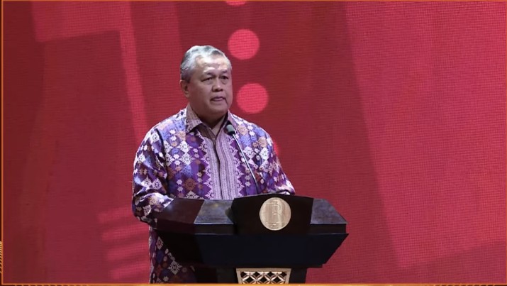 Gubernur Bank Indonesia, Perry Warjiyo Saat Pertemuan Tahunan Bank Indonesia 2022. (Tangkapan Layar via Youtube Bank Indonesia)
