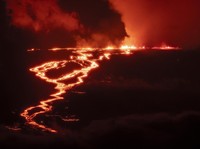 Bak 'Lidah Api', Potret Ngeri Aliran Lahar Mauna Loa Meletus