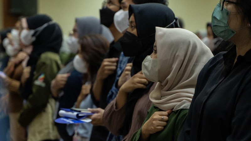 InvestasiKu dan Allobank menggelar acara Allo Invest Goes to Campus di Universitas Telkom Bandung pada Rabu, (15/11). Kegiatan yang bekerja sama dengan Booming Saham dan HIMA Administrasi Bisnis Telkom University dihadiri lebih dari 400 peserta. (Dok. InvestasiKU)