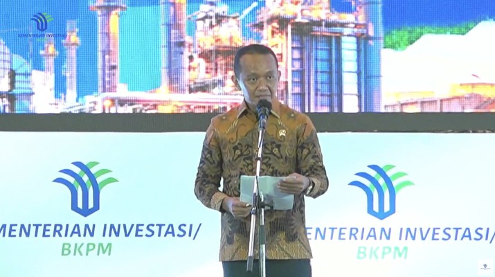Menteri Investasi/Kepala BKPM Bahlil Lahadalia Saat Rapat Koordinasi Nasional Investasi 2022 Hilirisasi dan Kemitraan untuk Investasi Berkeadilan. Menteri Investasi/Kepala BKPM Bahlil Lahadalia Saat Rapat Koordinasi Nasional Investasi 2022 Hilirisasi dan Kemitraan untuk Investasi Berkeadilan. (Tangkapan Layar via Youtube Kementerian Investasi - BKPM)