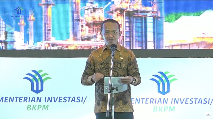 Menteri Investasi/Kepala BKPM Bahlil Lahadalia Saat Rapat Koordinasi Nasional Investasi 2022 Hilirisasi dan Kemitraan untuk Investasi Berkeadilan. Menteri Investasi/Kepala BKPM Bahlil Lahadalia Saat Rapat Koordinasi Nasional Investasi 2022 Hilirisasi dan Kemitraan untuk Investasi Berkeadilan. (Tangkapan Layar via Youtube Kementerian Investasi - BKPM)