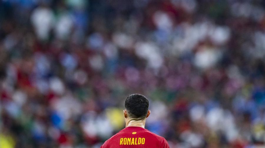 Cristiano Ronaldo dari Portugal selama Piala Dunia FIFA 2022 Grup H pertandingan antara Portugal dan Uruguay di Stadion Lusail pada 28 November 2022 di Lusail City, Qatar. (Marc Atkins/Getty Images)