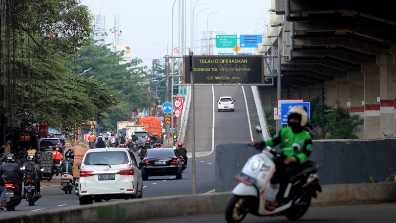 Tol Bekasi-Cawang-Kampung Melayu atau Becakayu Seksi 2A dan 2A Ujung (Casablanca-Marga Jaya) sepanjang 4,88 Km. (CNBC Indonesia/Muhammad Sabki)