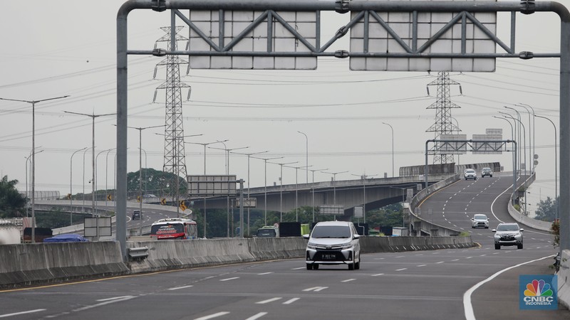 Tol Bekasi-Cawang-Kampung Melayu atau Becakayu. (CNBC Indonesia/Muhammad Sabki)