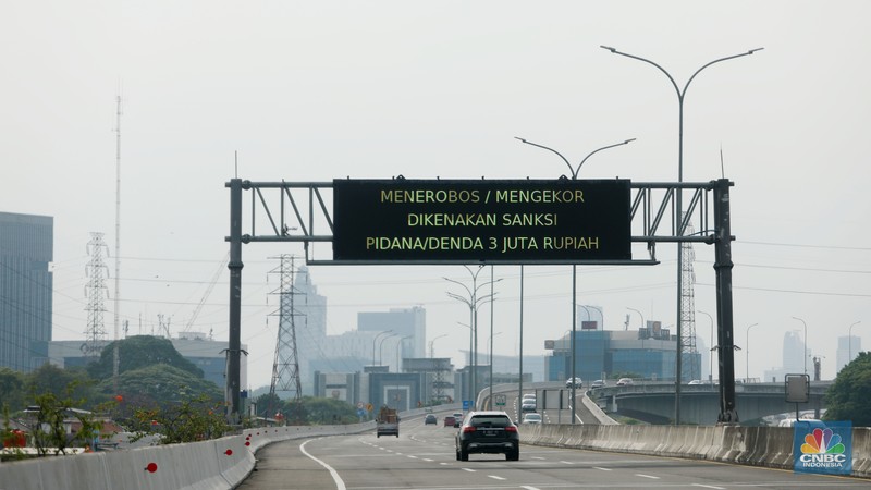 Tol Bekasi-Cawang-Kampung Melayu atau Becakayu. (CNBC Indonesia/Muhammad Sabki)