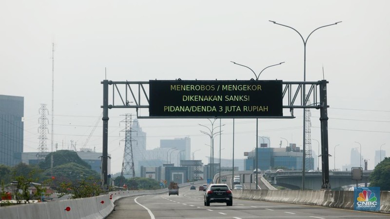 Tol Bekasi-Cawang-Kampung Melayu atau Becakayu. (CNBC Indonesia/Muhammad Sabki)
