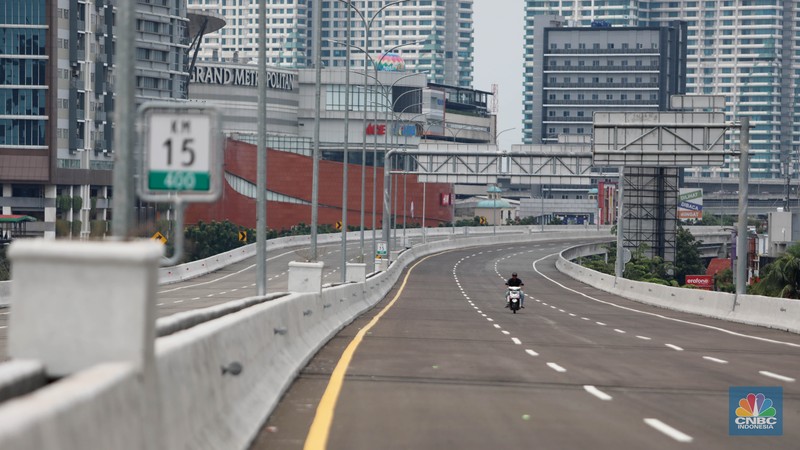 Tol Bekasi-Cawang-Kampung Melayu atau Becakayu Seksi 2A dan 2A Ujung (Casablanca-Marga Jaya) sepanjang 4,88 Km. (CNBC Indonesia/Muhammad Sabki)