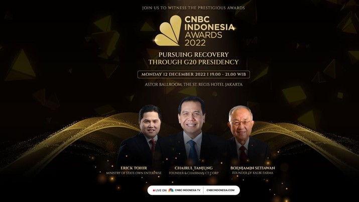 Malam Puncak CNBC Award 2022 Tiba, Siapa Bakal Jadi Juara?