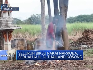  Seluruh Biksu Pakai Narkoba, Kuil di Thailand Kosong