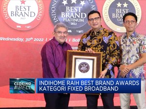 Indihome Raih Best Brand Awards Kategori Fixed Broadband