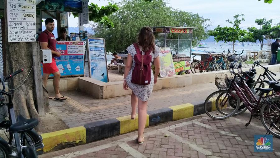 Pada penghujung akhir tahun 2022, Indonesia banyak dikunjungi oleh wisatawan mancanegara (wisman). (CNBC Indonesia/Suhendra)
