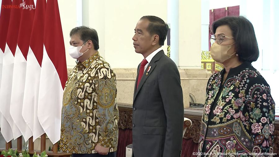 Penyerahan DIPA dan Buku Daftar Alokasi Transfer ke Daerah Tahun Anggaran 2023, 1 Des 2022 (Tangkapan Layar Youtube Sekretariat Presiden)