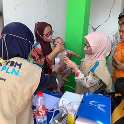 Buka Posko Kesehatan, PLN Fasilitasi Pengobatan Warga Cianjur