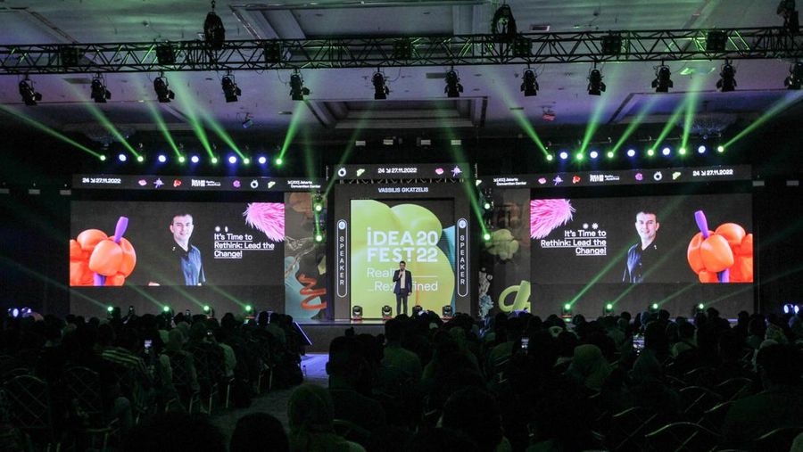 IdeaFest 2022 di Jakarta Convention Center (27/11) turut menghadirkan Presiden Direktur PT HM Sampoerna Tbk. (Sampoerna) Vassilis Gkatzelis sebagai salah satu pembicara. Mengusung tema 