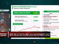 Video: Turun! Inflasi November 2022 Capai 5,42% (yoy)