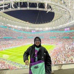 Keren! Warga Depok Volunteer Piala Dunia, Bawa Merah Putih