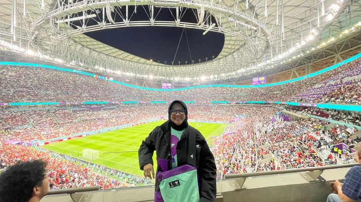 WNI di Piala Dunia Qatar. WNI di Piala Dunia Qatar. (Dok. Mita Yulian Sasmita)