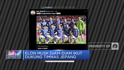 Video: Elon Musk Diam-diam Ikut Dukung Timnas Jepang