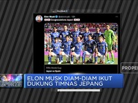 Video: Elon Musk Diam-diam Ikut Dukung Timnas Jepang