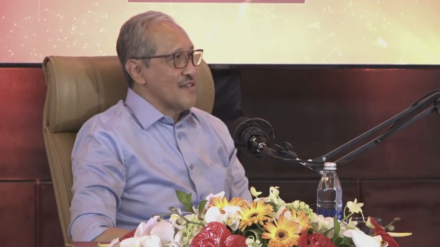 Deputi Gubernur Bank Indonesia (BI) Dody Budi Waluyo dalam acara Siniar Prospek Perekonomian dan Arah Bauran Kebijakan Bank Indonesia 2022 Sesi 1. (Tangkapan Layar via Youtube Bank Indonesia)