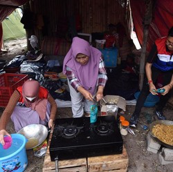 Posko Pertamina Peduli di Cianjur Tambah Fasilitas