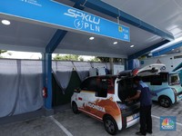 Mudik Pakai Mobil Listrik, Ini Daftar Titik Ngecas di SPKLU