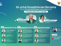 Masih Jadi PR, Air untuk Kesejahteraan Akan Dibahas Disini