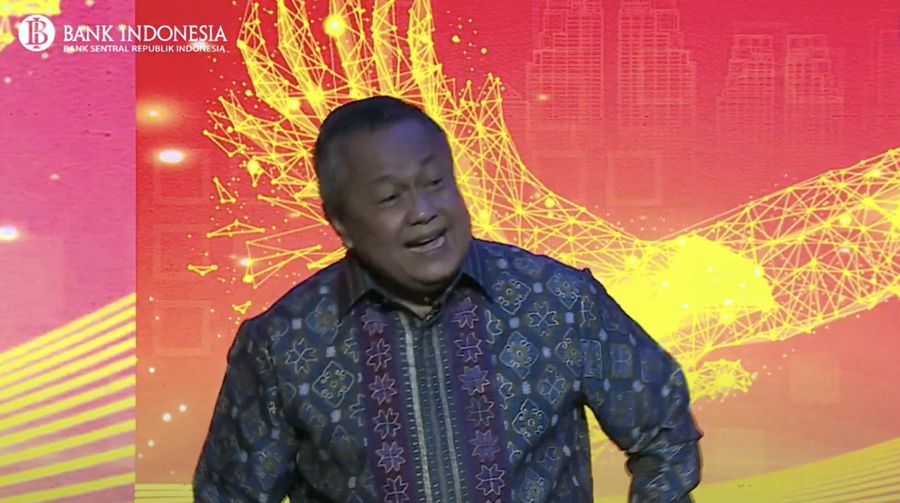 Gubernur Bi Perry Warjiyo (Tangkapan Layar Youtube )