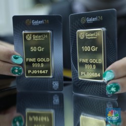 Beda Seribu Harga Emas Antam Mencapai Sejuta