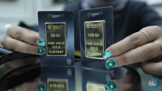 Harga Emas Galeri 24, UBS, Antam dan Antam Retro Hari Ini 28 Februari