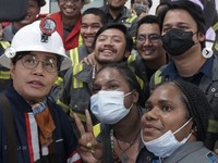 Jelajah 'Perut' Grasberg, Sri Mulyani Minta Ini ke Freeport