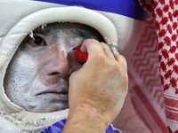 Foto Fans Jepang-Korsel Nangis, Asia Rontok di Piala Dunia