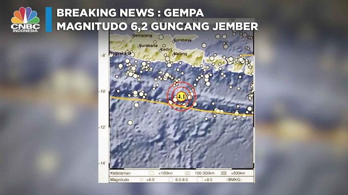 Selatan Jawa Guncang Gempa Susulan Bermunculan Di Jember