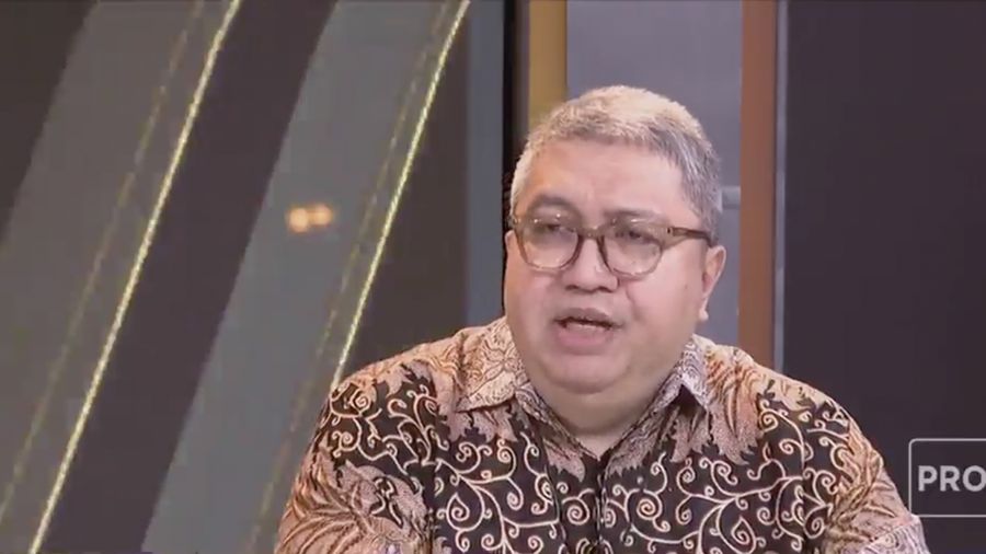 Ketua Umum Aprindo, Roy Nicolas Mandey di acara Road To CNBC Indonesia Awards