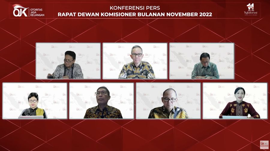 Konferensi Pers Hasil Rapat Dewan Komisioner (RDK) OJK Bulan November 2022