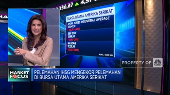 Market Focus: IHSG Anjlok 1,36% Hingga Rupiah Kembali Melemah