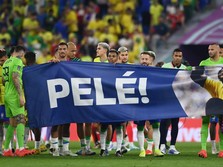 Tekuk Korsel 4-1, Brasil Dedikasikan Kemenangan untuk Pele