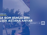 Video: Diduga Bom Bunuh Diri di Polsek Astana Anyar