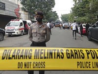 Polsek Astana Anyar Bandung Dijaga Ketat Usai Bom Bunuh Diri