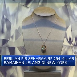 Video: Berlian Pir Rp 254 Miliar Ramaikan Lelang Di New York