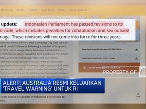 Alert! Australia Resmi Keluarkan 'Travel Warning' Untuk RI