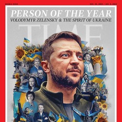 Bukan Putin! Zelensky Jadi Person of The Year Majalah Time