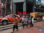 Kebakaran di Kemenkumham, Karyawan Berhamburan Keluar Gedung